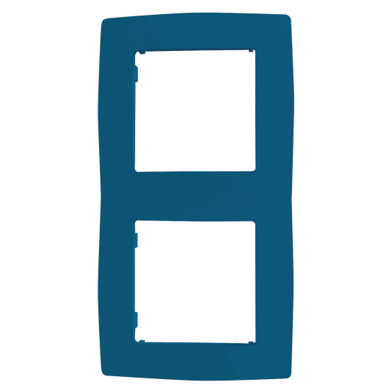 PRIME ΠΛΑΙΣΙΟ 2 ΘΕΣΕΩΝ IP20 ΓΑΛΑΖΙΟ