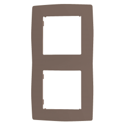 PRIME ΠΛΑΙΣΙΟ 2 ΘΕΣΕΩΝ IP20 ΕΚΡΟΥ