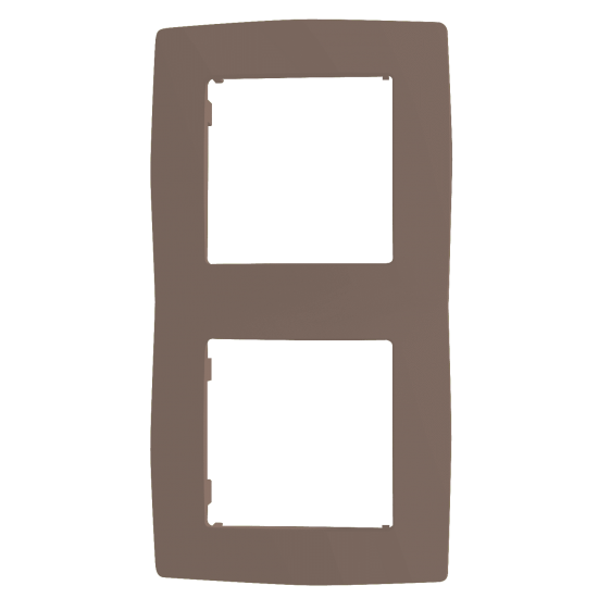 PRIME ΠΛΑΙΣΙΟ 2 ΘΕΣΕΩΝ IP20 ΕΚΡΟΥ