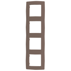 PRIME ΠΛΑΙΣΙΟ 4 ΘΕΣΕΩΝ IP20 ΕΚΡΟΥ