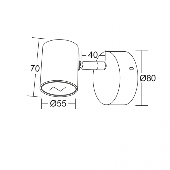 ΣΠΟΤ Ι ΛΕΥΚΟ ΜΑΤ 1ΧGU10 ORFEAS