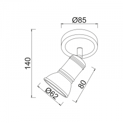 ΕΠΙΤΟΙΧΟ Φ/Σ 1ΧGU10 ΜΠΡΟΝΖΕ ΜΕΤΑΛΛΙΚΟ 8X8X14CM BRULEE ΕΠΙΤΟΙΧΟ Φ/Σ 1ΧGU10 ΜΠΡΟΝΖΕ ΜΕΤΑΛΛΙΚΟ 8X8X14CM BRULEE