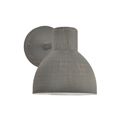 ^ΣΚΟΥΡΙΑ ΕΠΙΤΟΙΧΟ ΦΩΤΙΣΤΙΚΟ BERO MINI 1XE27 MAX.10W LED IP44 ΜΕ ΟΠΑΛ PC ΚΑΛΥΜΜΑ