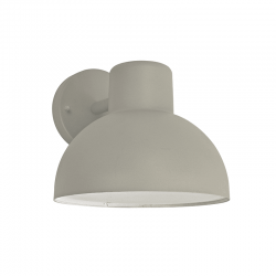 ^ΓΚΡΙ ΕΠΙΤΟΙΧΟ ΦΩΤΙΣΤΙΚΟ BERO 1XE27 MAX.10W LED IP44 ΜΕ ΟΠΑΛ PC ΚΑΛΥΜΜΑ