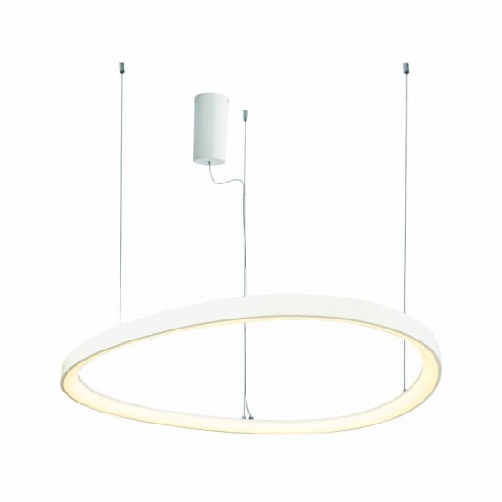 ^ΚΡΕΜΑΣΤΟ Φ/Σ LED 36W 3000K 2700LM HARMONY ΛΕΥΚΟ ΑΛΟΥΜΙΝΙΟ IP20 D42XH120CM