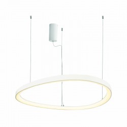 ^ΚΡΕΜΑΣΤΟ Φ/Σ LED 74W 3000K 6500LM HARMONY ΛΕΥΚΟ ΑΛΟΥΜΙΝΙΟ IP20 D80XH120CM