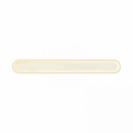 ^ΟΡΟΦΗΣ Φ/Σ LED 52W DIM 3000K 3600LM SOLO ΜΕΤΑΛΛΙΚΟ ΛΕΥΚΟ IP20 100X14X6CM