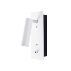 ΕΠΙΤΟΙΧΟ Φ/Σ LED 3W 4000K ΧΩΝΕΥΤΟ ΜΕΤΑΛΛΙΚΟ ΛΕΥΚΟ INYOKA