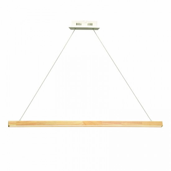 ΚΡΕΜΑΣΤΟ Φ/Σ LED 13W 3000K 1300LM CANELA ΞΥΛΟ+ΛΕΥΚΟ ΜΕΤ/ΚΟ 83,5X8XH100CM