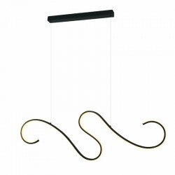 ^ΚΡΕΜΑΣΤΟ Φ/Σ LED 27W 3000K 1890LM CALISTA ΜΑΥΡΟ ΑΛΟΥΜΙΝΙΟ IP20 110X6XH175CM