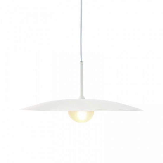 ^ΚΡΕΜΑΣΤΟ Φ/Σ 1xG9 AFINAR ΛΕΥΚΟ ΜΕΤ/ΚΟ + ΑΜΜΟΒΟΛΗ ΓΥΑΛΙ Φ40Χ120CM