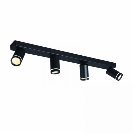 ^ΕΠΙΤΟΙΧΟ Φ/Σ 4XGU10 DIVINO ΜΑΥΡΟ ΑΛΟΥΜΙΝΙΟ IP20 76X7X13,5CM ^ΕΠΙΤΟΙΧΟ Φ/Σ 4XGU10 DIVINO ΜΑΥΡΟ ΑΛΟΥΜΙΝΙΟ IP20 76X7X13,5CM