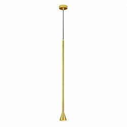 ^ΚΡΕΜΑΣΤΟ Φ/Σ 1ΧGU10 CLOUZOT ΧΡΥΣΟ ΜΕΤ/ΚΟ IP20 D7,5XD10XH190CM