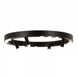 ^ΟΡΟΦΗΣ Φ/Σ LED 48W COB ΜΑΥΡΟ ΑΛΟΥΜΙΝΙΟ 3000K 4320LM D65ΧΗ6,5CM MAGNETO