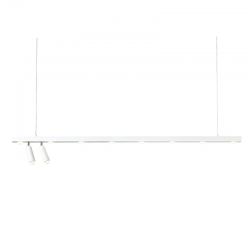 ^ΚΡΕΜΑΣΤΟ Φ/Σ LED 30W COB ΛΕΥΚΟ ΑΛΟΥΜΙΝΙΟ 3000K 2700LM 120X4XH139CM MAGNETO