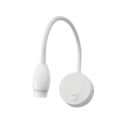 ΕΠΙΤΟΙΧΟ ΣΠΟΤ ΝM LED 3W 210Lm ΜΕ ΣΠΙΡΑΛ&ΔΙΑΚΟΠΤΗ 3000K 230V SWAN