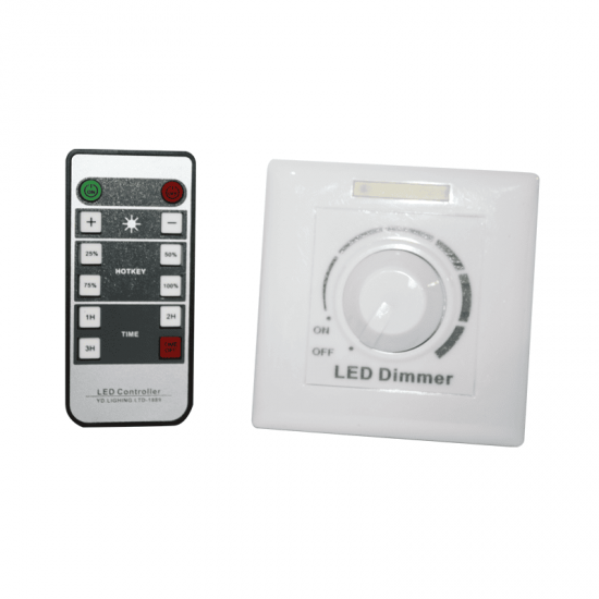 WALL LED TRIAC DIMMER 200W 220V AC & RF REMOTE WALL LED TRIAC DIMMER 200W 220V AC & RF REMOTE