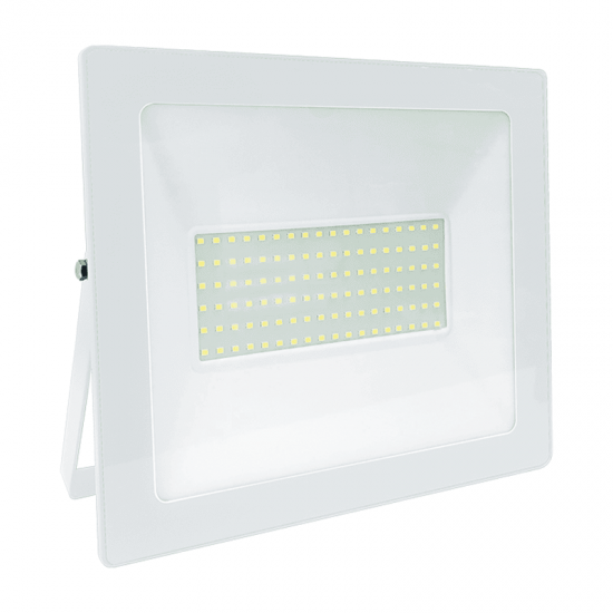 WHITE LED SMD FLOOD LUMINAIRE IP66 100W 6000K 9000Lm 230V RA80