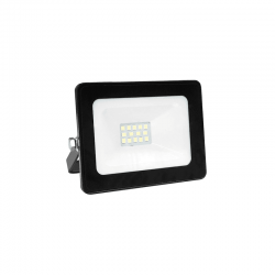 BLACK LED SMD FLOOD LUMINAIRE IP66 10W 6000K 880Lm 12-24V DC RA80