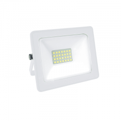 WHITE LED SMD FLOOD LUMINAIRE IP66 20W 4000K 1700Lm 230V RA80