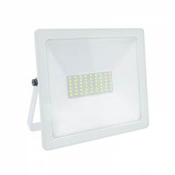 WHITE LED SMD FLOOD LUMINAIRE IP66 50W 4000K 4250Lm 230V RA80