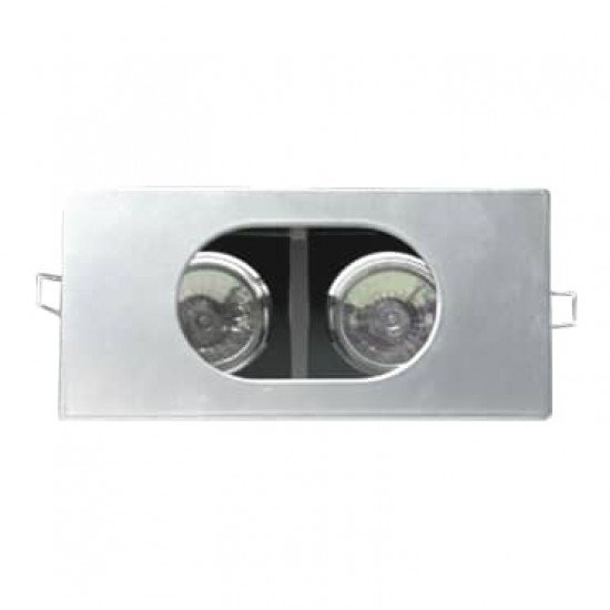 ΣΠΟΤ ΔΙΠΛΟ ΤΕΤΡΑΓΩΝΟ MR16 ΧΩΡΙΣ Μ/Σ