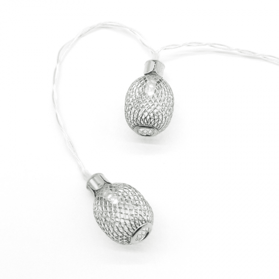 ^ "METAL PINAPPLE" 10LED ΛΑΜΠΑΚ ΣΕΙΡΑ ΜΠΑΤΑΡ.(3xAA) & ΧΡΟΝΟΔΙΑΚ(6ΟΝ/18OFF) ΘΕΡΜΟ ΛΕΥΚΟ ΑΣΗΜΙ ΜΕΤΑΛΛ