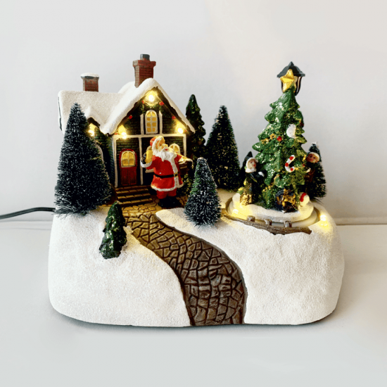 LED WW ΔΙΑΚ/ΚΟ ΧΩΡΙΟ ΠΟΛΥΧΡΩΜΟ+ΚΙΝΗΣΗ ΔΕΝΤΡΟ+ΜΟΥΣΙΚΗ 4.5V (ΑΝΤΑΠ) / 3ΑΑ (ΜΠΑΤ)  19Χ13.5Χ15.5CM