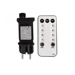 ΑΝΤΑΠΤΟΡΑΣ & IR CONTR. IP44, 8-FUNCTIONS + DIMMER + TIMER + ON/OFF 6V 1200mA 200-400 ΛΑΜΠ. ΣΥΡΜΑΤΑ ΑΝΤΑΠΤΟΡΑΣ & IR CONTR. IP44, 8-FUNCTIONS + DIMMER + TIMER + ON/OFF 6V 1200mA 200-400 ΛΑΜΠ. ΣΥΡΜΑΤΑ