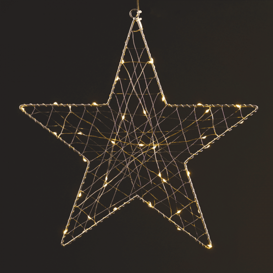 ^ "1D Copper Wire Metal Motifs"  ΑΣΤΕΡΙ 40 ΜINI LED ΛΑΜΠΑΚ ΜΕ ΚΑΛΩΔΧΑΛΚΟΥ & ΑΝΤΑΠΤΡΟΡΑ(3V DC)ΘΕΡΜΟ