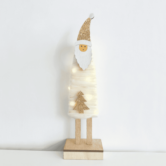 ^ "WOODEN SANTA" 12 MINI LED WW Λ/ΚΙΑ ΜΠ/ΡΙΕΣ (2AAA) IP20 9.5X5.5X34CM ^ "WOODEN SANTA" 12 MINI LED WW Λ/ΚΙΑ ΜΠ/ΡΙΕΣ (2AAA) IP20 9.5X5.5X34CM