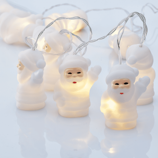 "SILICONE SANTA", 10 LED ΛΑΜΠΑΚΙΑ ΣΕΙΡΑ ΜΠΑΤΑΡΙΕΣ (2xAA), WW, IP20, 135+30cm, ΔΙΑΦ. ΚΑΛ. ΤΡΟΦ. "SILICONE SANTA", 10 LED ΛΑΜΠΑΚΙΑ ΣΕΙΡΑ ΜΠΑΤΑΡΙΕΣ (2xAA), WW, IP20, 135+30cm, ΔΙΑΦ. ΚΑΛ. ΤΡΟΦ.