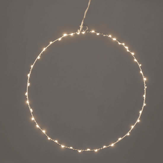 ^ "D50CM SILVER ROUND" 65 ΜΙΝΙ LED ΛΑΜ, WW, ΑΣΗΜΙ ΚΑΛΩΔ. ΧΑΛΚΟΥ,ΑΝΤΑΠΤ.(3VDC),IP44, 3M ΔΙΑΦ ΚΑΛ