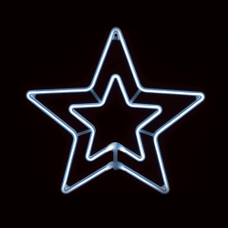 ^ "DOUBLE STARS" 300 NEON LED 3m NEON DOUBLE SMD ΦΩΤ., WW ΣΤΑΘ., IP44, 55CM, 1.5m ΚΑΛ.
