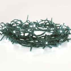 ^ 300 FLASH LED ΛΑΜΠ. ΣΕΙΡΑ (ANA 10cm), CW,ΑΝΤΑΠΤ.(31VDC),IP44, 30m, ΠΡΑΣΙΝΟ ΚΑΛ.