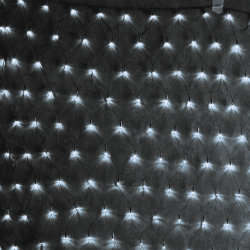 ^ 240 FLASH LED ΔΙΚΤΥ ΛΑΜΠ., CW,ΑΝΤΑΠΤ.(31VDC),IP44, 200x150cm, ΠΡΑΣΙΝΟ ΚΑΛ.