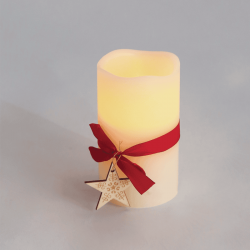 ^ "RED RIBBON WAX CANDLE", 1 LED ΛΑΜΠ. ΜΠΑΤ. (2xAA), WW,IP20, φ7.5x12.5cm ^ "RED RIBBON WAX CANDLE", 1 LED ΛΑΜΠ. ΜΠΑΤ. (2xAA), WW,IP20, φ7.5x12.5cm