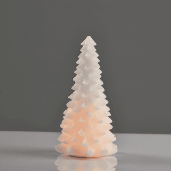^ "WHITE XMAS TREE WAX CANDLE", 1 LED ΛΑΜΠ. ΜΠΑΤ. (3xAAA), WW,IP20, φ13.5X23.5cm ^ "WHITE XMAS TREE WAX CANDLE", 1 LED ΛΑΜΠ. ΜΠΑΤ. (3xAAA), WW,IP20, φ13.5X23.5cm