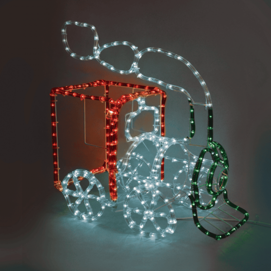 ^ "TRAIN ENGINE" 288 LED ΣΧΕΔΙΟ 12m ΜΟΝΟΚΑΝΑΛ ΦΩΤΟΣΩΛ ΠΟΛΥΧΡΩΜΟ ΣΤΑΘΕΡΟ IP44 50Χ21Χ41cm, 1.5m ΤΡΟΦ.