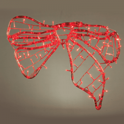 ^ "BOW" 96 LED ΣΧΕΔΙΟ 4m ΜΟΝΟΚΑΝΑΛ ΦΩΤΟΣΩΛ & 96 LED ΛΑΜΠΑΚ ΣΕΙΡΑ ANTAΠΤ 36VDC RED IP44 60x45cm