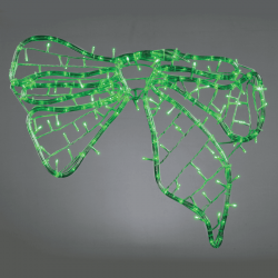 ^ "BOW" 96 LED ΣΧΕΔΙΟ 4m ΜΟΝΟΚΑΝΑΛ ΦΩΤΟΣΩΛ&96 ED ΛΑΜΠΑΚ ΣΕΙΡΑ ME ANTAΠΤΟΡΑ 36VDC GREEN IP44 60x45cm