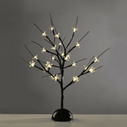 ^ "TABLE TREE" 25 LED ΣΧΕΔΙΟ ΛΑΜΠΑΚ ΜΕ ΜΠΑΤΑΡΙΑ 3xAA ΘΕΡΜΟ ΛΕΥΚΟ IP20 10x10x45cm