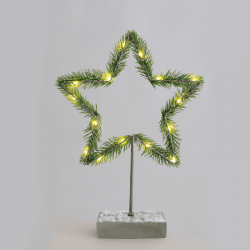^ "STAR TABLE LIGHTS" 15 MINI LED WW Λ/ΚΙΑ ΜΠ/ΡΙΕΣ (2AA) IP20 H40CM