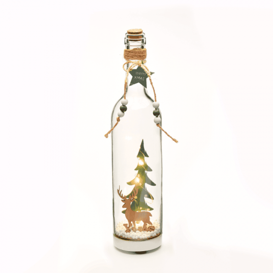 ^ "XMAS ΔΙΑΚ/ΤΟ ΓΥΑΛΙΝΟ ΜΠΟΥΚΑΛΙ" 5 WW LED ΛΑΜΠ ΑΣΗΜΙ ΚΑΛ ΧΑΛΚΟΥ ΜΠΑΤ (3XLR44) IP20 Φ7X30cm