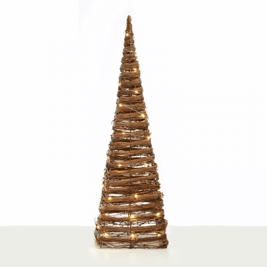 ^ "NATURAL RATTAN CONE TREE" 50 MINI WW LED ΛΑΜΠ. ΜΠΑΤ. 3ΧΑΑ,IP20 Φ27X90CM ^ "NATURAL RATTAN CONE TREE" 50 MINI WW LED ΛΑΜΠ. ΜΠΑΤ. 3ΧΑΑ,IP20 Φ27X90CM