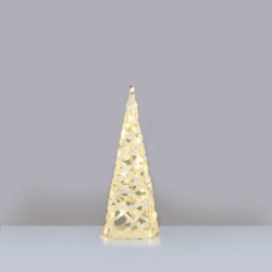 ^ "WHITE COTTON THREAD CONE TREE" 30 MINI WW LED ΛΑΜΠ. ΜΠΑΤ. 3ΧΑΑ,IP20 Φ18.5X50CM ^ "WHITE COTTON THREAD CONE TREE" 30 MINI WW LED ΛΑΜΠ. ΜΠΑΤ. 3ΧΑΑ,IP20 Φ18.5X50CM