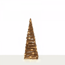 ^ "NATURAL RATTAN CONE TREE" 30 MINI WW LED ΛΑΜΠ. ΜΠΑΤ. 3ΧΑΑ,IP20 Φ17X50CM ^ "NATURAL RATTAN CONE TREE" 30 MINI WW LED ΛΑΜΠ. ΜΠΑΤ. 3ΧΑΑ,IP20 Φ17X50CM