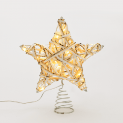 ^ "WHITE & GOLD CONVEX STAR" 20 MINI WW LED ΛΑΜΠ. ΜΠΑΤ. 3ΧΑΑ,IP20 23x5x20cm ^ "WHITE & GOLD CONVEX STAR" 20 MINI WW LED ΛΑΜΠ. ΜΠΑΤ. 3ΧΑΑ,IP20 23x5x20cm