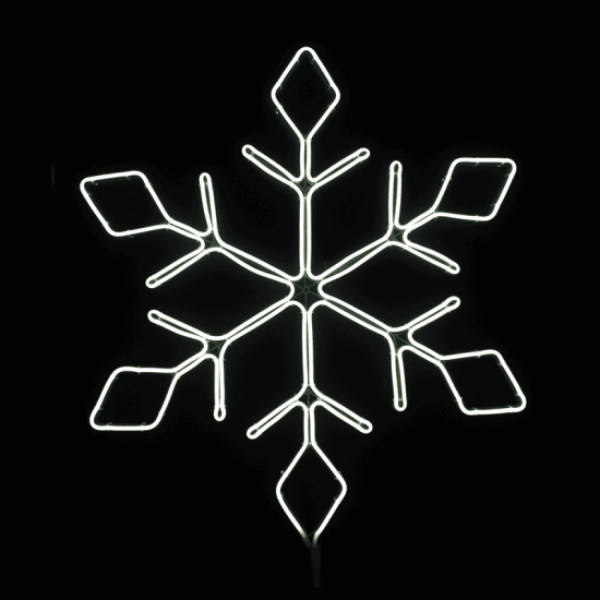 "SNOWFLAKE" 600LED ΣΧΕΔΙΟ 6m ΦΩΤΟΣΩΛ ΝΕΟΝ ΘΕΡΜΟ ΛΕΥΚΟ IP44 66x57cm 1.5m ΚΑΛΩΔ