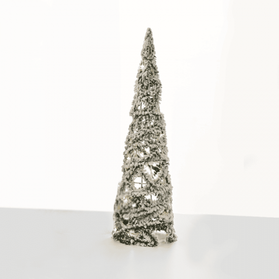 ^ "GREEN PINE NEEDLE CONE TREE" 40 MINI WW LED ΛΑΜΠ. ΜΠΑΤ. 3ΧΑΑ,IP20 Φ20.5X80cm